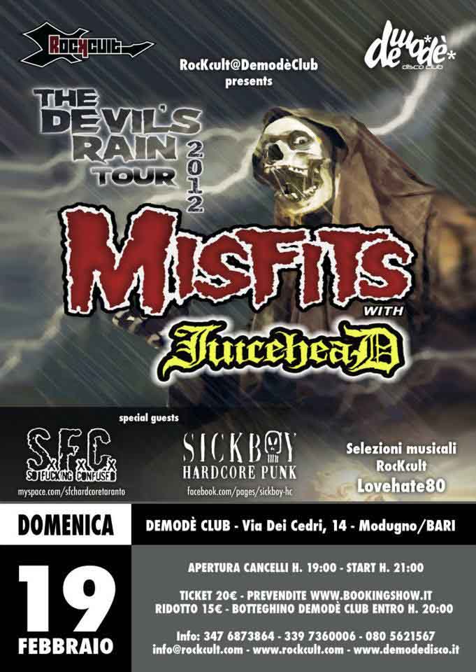 Misfits - Concerti Metal a Bari - Heavy Metal in Puglia